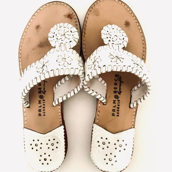 PALM BEACH Jacks Flat Sandal, white - Picture 3 of 3